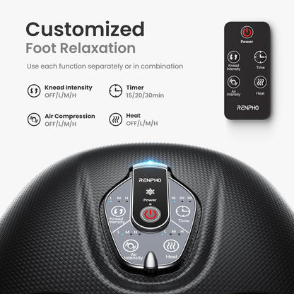 Professional Shiatsu Foot Massager with Heat