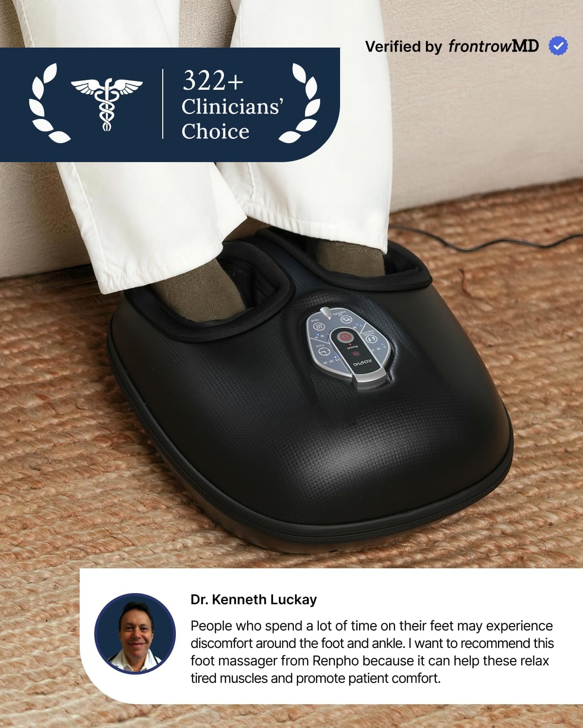 Professional Shiatsu Foot Massager with Heat